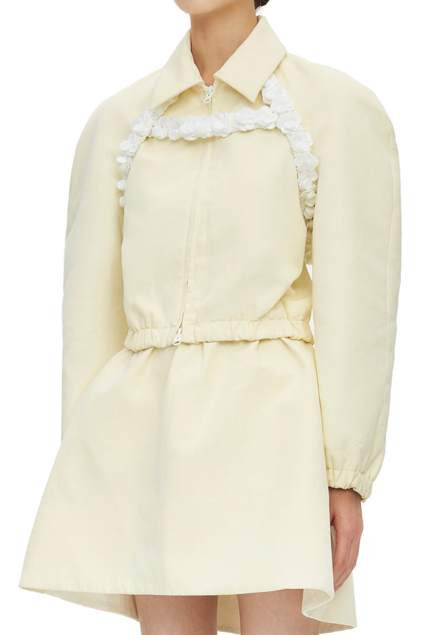 SHUSHUTONG sports jacket aw21co02 white